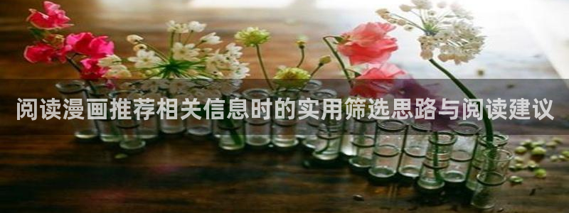 漫画屋:阅读漫画推荐相关信息时的实用筛选思路与阅读建议